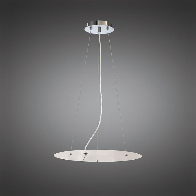 Mantra M5032 Nordica Pendant Kit 59CM, Polished Chrome/White Acrylic