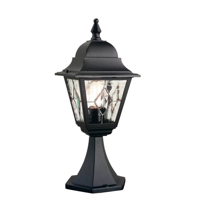 Elstead Lighting NR3-BLK Norfolk 1 Light Pedestal Lantern