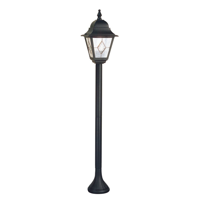 Elstead Lighting NR4-BLK Norfolk 1 Light Pillar Lantern