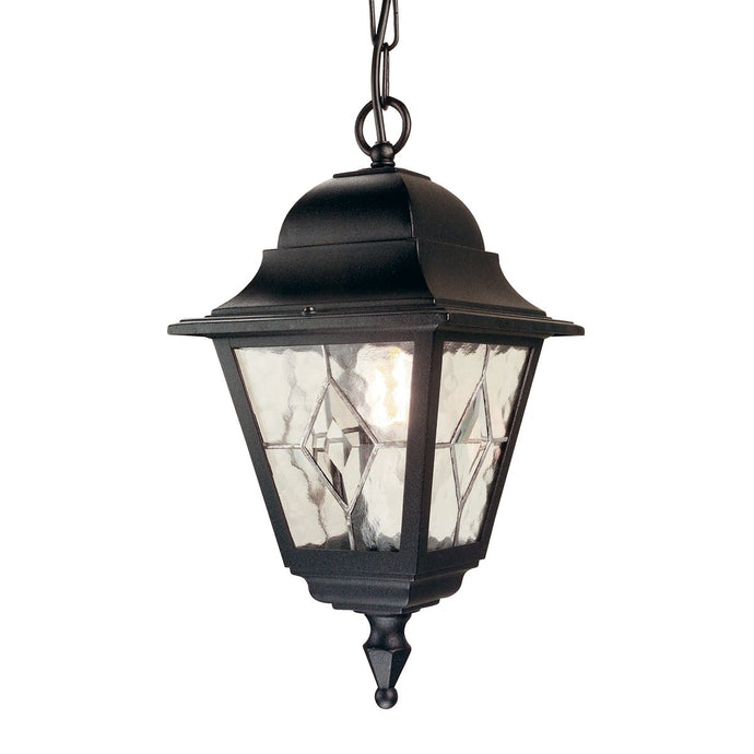 Elstead Lighting NR9-BLK Norfolk 1 Light Chain Lantern