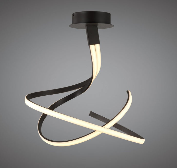 Mantra M5361 Nur Brown Oxide Semi Ceiling 50W LED 2800K, 4000lm, Frosted Acrylic/Brown Oxide, 3yrs Warranty