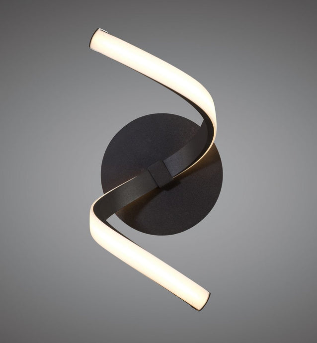 Mantra M5365 Nur Brown Oxide Wall Lamp 10W LED 2800K, 850lm, Frosted Acrylic/Brown Oxide, 3yrs Warranty