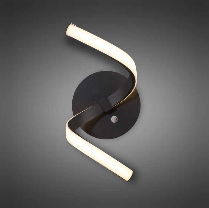 Mantra M5830 Nur BR Touch Dimmer Wall Lamp 10W LED 2800K, 850lm,Frosted Acrylic/Brown Oxide, 3yrs Warranty