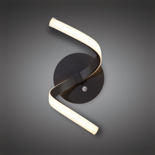 Mantra M5830 Nur BR Touch Dimmer Wall Lamp 10W LED 2800K, 850lm,Frosted Acrylic/Brown Oxide, 3yrs Warranty