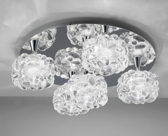 Mantra M3924 O2 Ceiling 5 Light G9, Polished Chrome