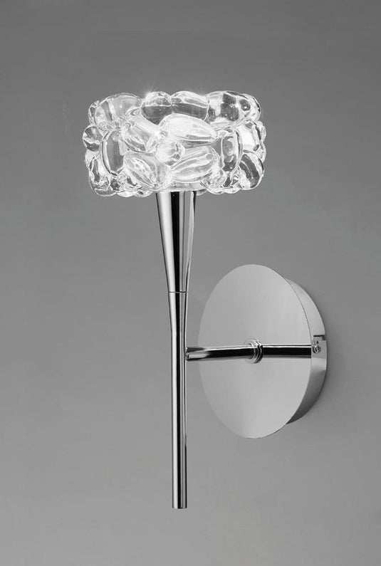 Mantra M3927/S O2 Wall Lamp Switched 1 Light G9, Polished Chrome