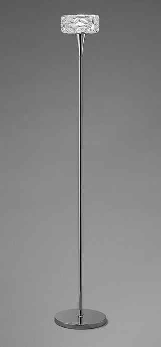 Mantra M3939 O2 Floor Lamp 1 Light E27, Polished Chrome