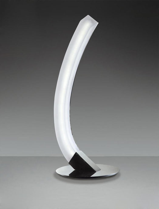 Mantra  M3563 On Table Lamp Right 5W LED 3000K, 500lm, Polished Chrome/Frosted Acrylic, 3yrs Warranty