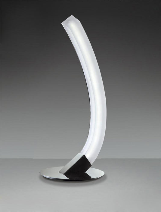 Mantra  M3564 On Table Lamp Left 5W LED 3000K, 500lm, Polished Chrome/Frosted Acrylic, 3yrs Warranty