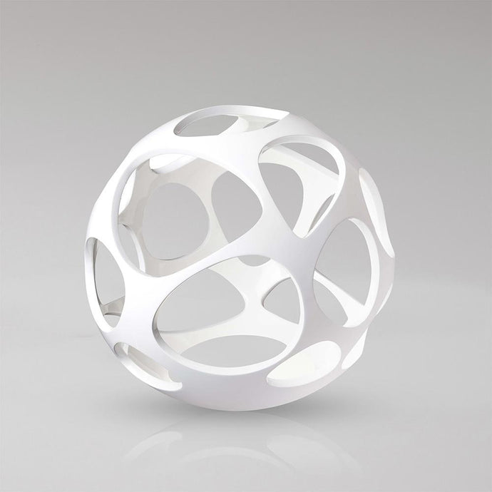 Mantra M5146 Organica Table Lamp 9 Light G9, Gloss White/Polished Chrome