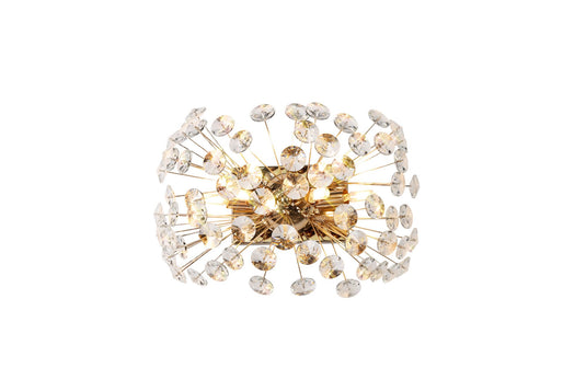C-Lighting Orion Wall Light 4 Light G9 French Gold/Crystal - 33191
