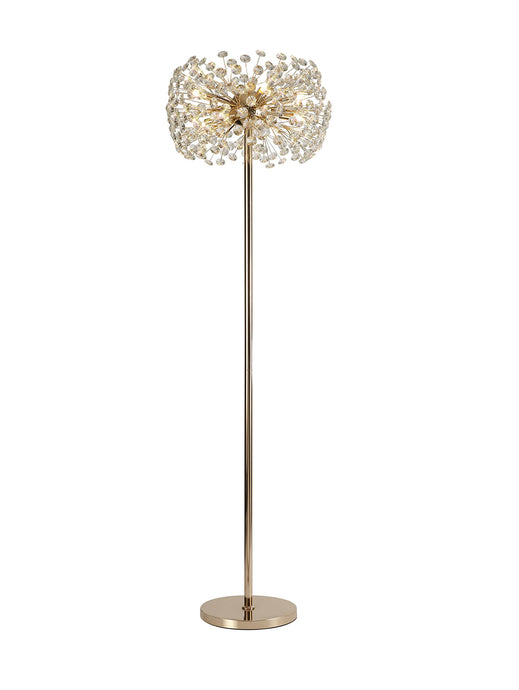 C-Lighting Orion Floor Lamp 8 Light G9 French Gold/Crystal - 33194