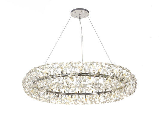 C-Lighting Orion Pendant 36 Light G9 Polished Chrome/Crystal, Item Weight: 19.4kg - 33277