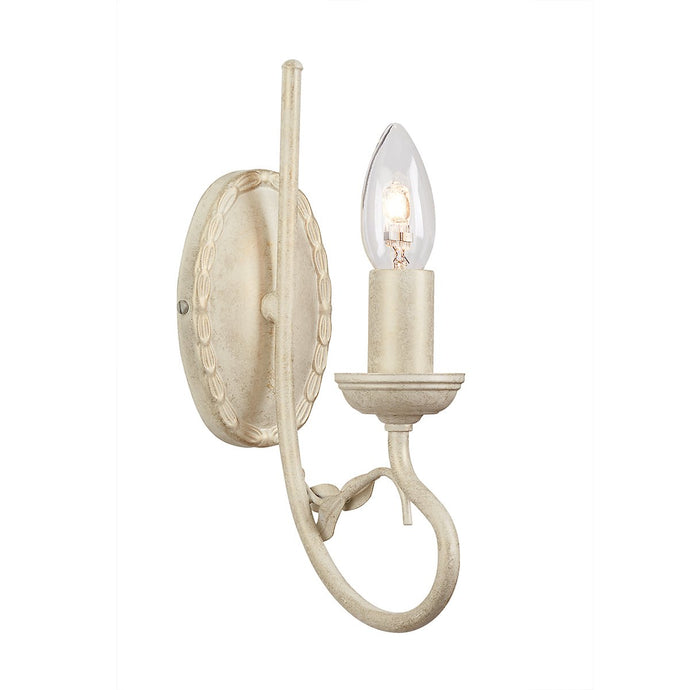 Elstead Lighting OV1-IVORY-GOLD Olivia 1 Light Wall Light - Ivory/Gold