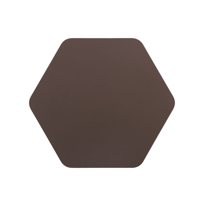 C-Lighting Pastor 200mm Non-Electric Hexagonal Plate, Coffee - 28748