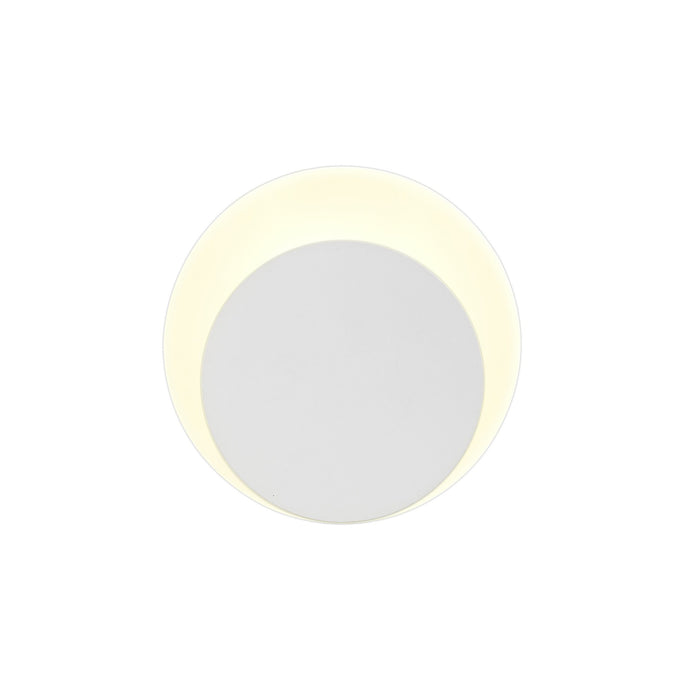 C-Lighting Pastor Magnetic Base Wall Lamp, 12W LED 3000K 498lm, 15/19cm Round Bottom Offset, Sand White/Acrylic Frosted Diffuser - 29793