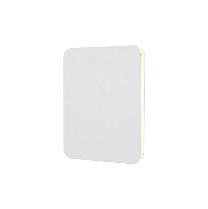C-Lighting Pastor Magnetic Base Wall Lamp, 12W LED 3000K 498lm, 20/19cm Square Centre, Sand White/Acrylic Frosted Diffuser - 29804