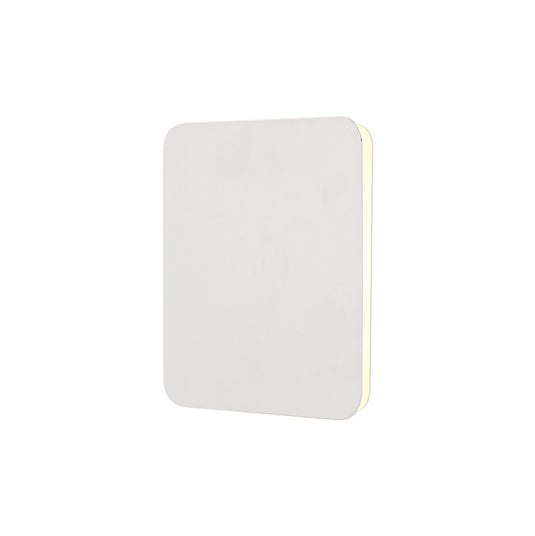 C-Lighting Pastor Magnetic Base Wall Lamp, 12W LED 3000K 498lm, 20/19cm Square Centre, Sand White/Acrylic Frosted Diffuser - 29804
