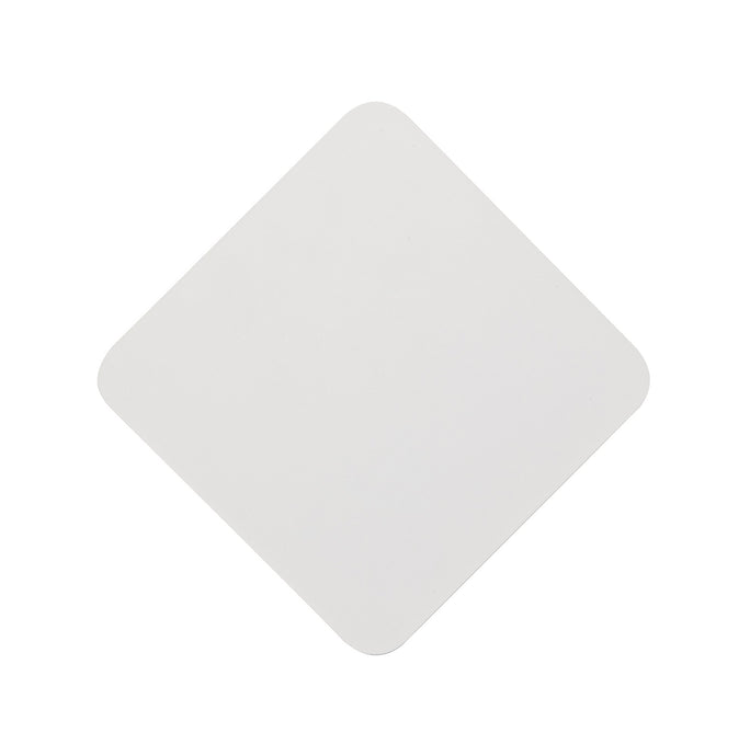 C-Lighting Pastor Magnetic Base Wall Lamp, 12W LED 3000K 498lm, 20/19cm Diamond Centre, Sand White/Acrylic Frosted Diffuser - 29805