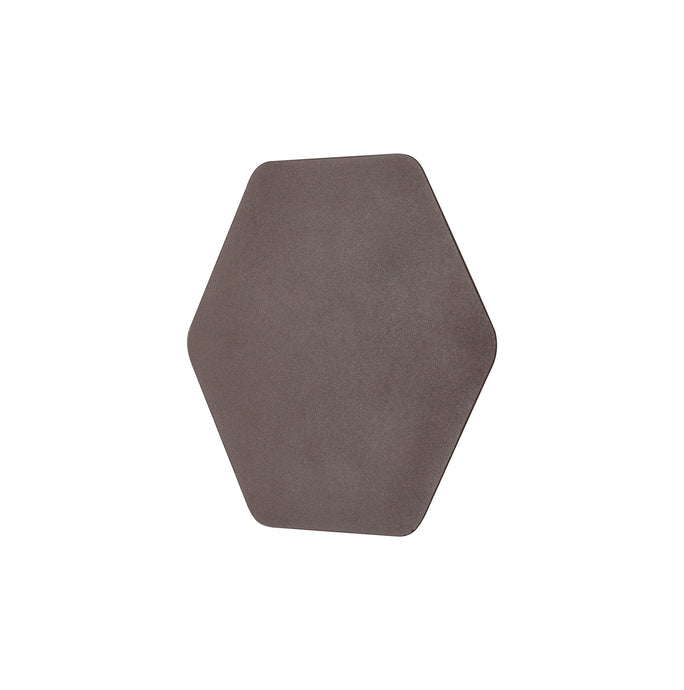 C-Lighting Pastor Magnetic Base Wall Lamp, 12W LED 3000K 498lm, 20cm Horizontal Hexagonal, Coffee - 29822