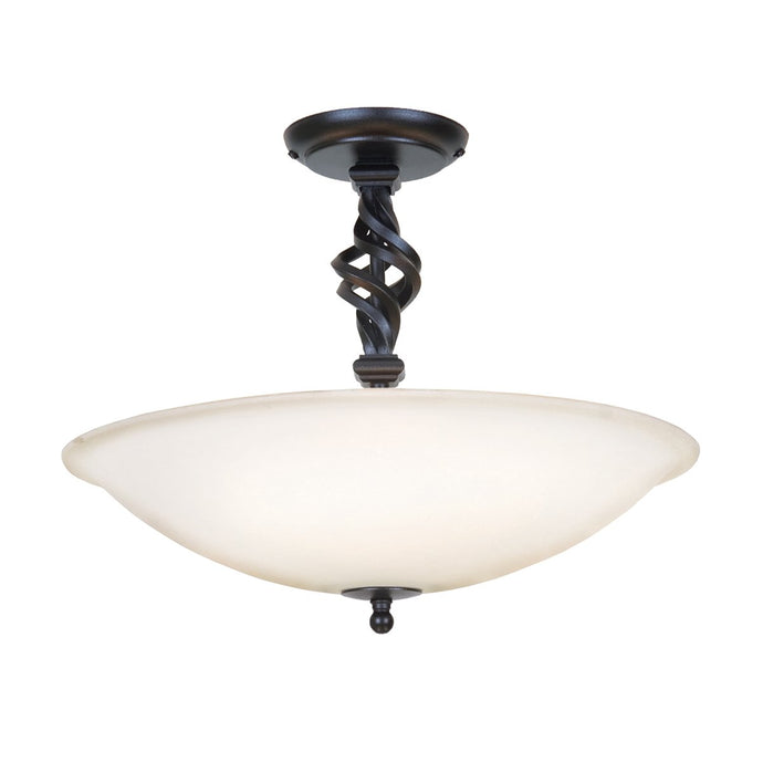 Elstead Lighting PB-SF-A-BLACK Pembroke 3 Light Semi-Flush - Black