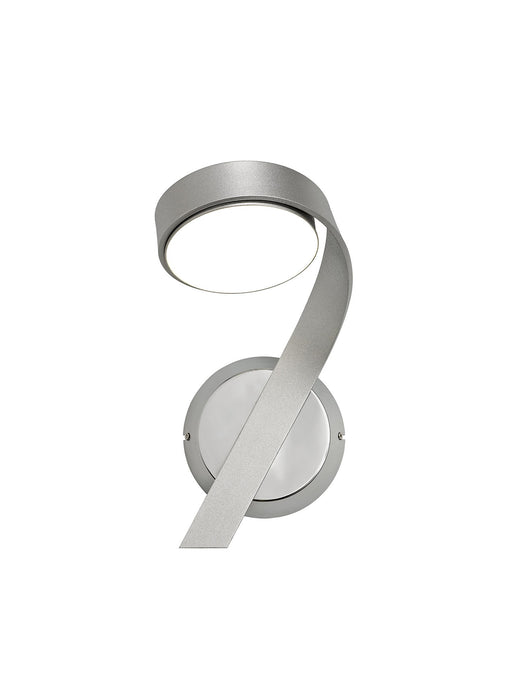 C-Lighting Pembury Wall Lamp Right Switched, 1 x 10W LED, 3000K, 800lm, Silver/Polished Chrome, 3yrs Warranty - 28656
