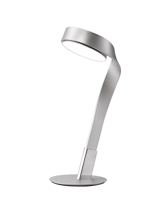 C-Lighting Pembury Table Lamp, 1 x 10W LED, 3000K, 800lm, Silver/Polished Chrome, 3yrs Warranty - 28658