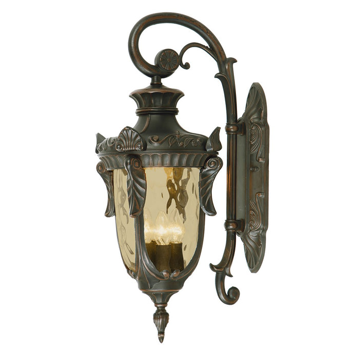 Elstead Lighting PH2-L-OB Philadelphia 3 Light Large Down Wall Lantern - Old Bronze