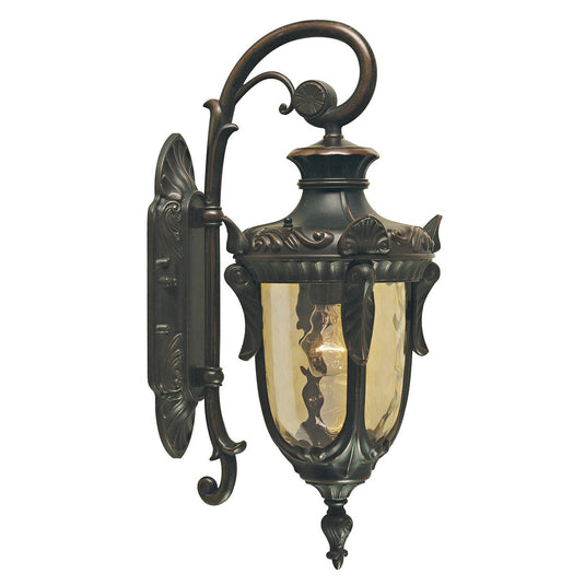 Elstead Lighting PH2-M-OB Philadelphia 1 Light Medium Down Wall Lantern - Old Bronze