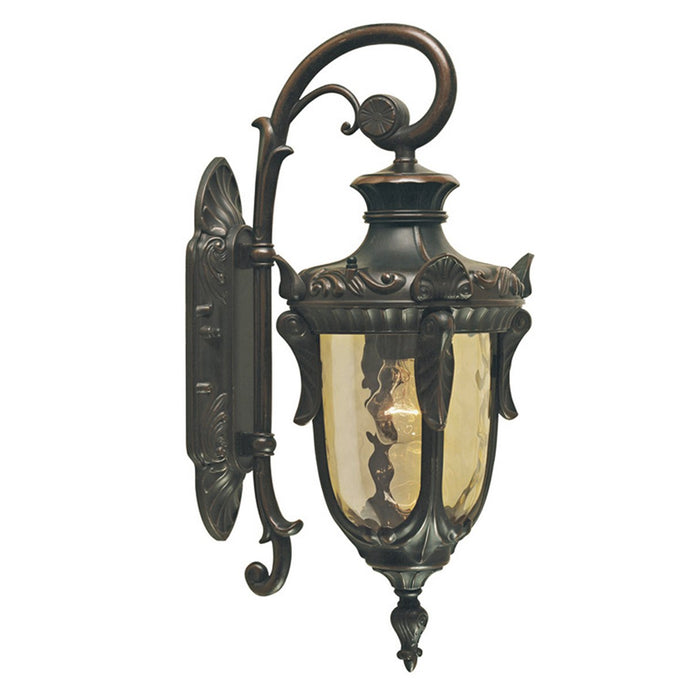 Elstead Lighting PH2-S-OB Philadelphia 1 Light Small Down Wall Lantern - Old Bronze