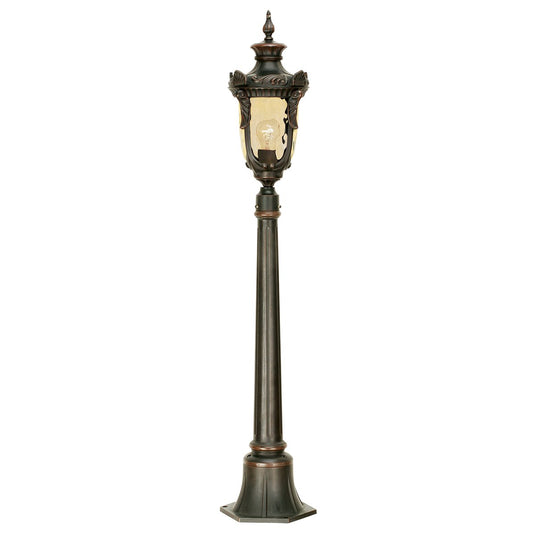 Elstead Lighting PH4-M-OB Philadelphia 1 Light Medium Pillar - Old Bronze