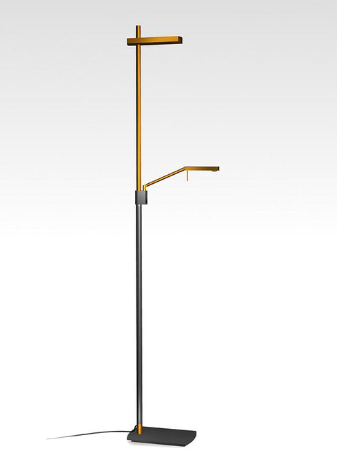 Mantra  M4943 Phuket Floor Lamp 2 Light 21W Down 7W Up LED 3000K, 3000lm, Copper/Antracite, 3yrs Warranty