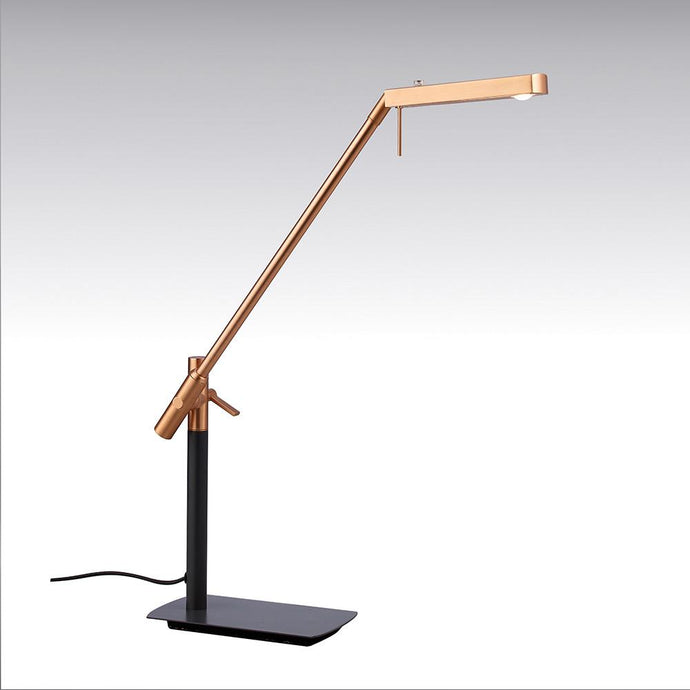 Mantra  M4951 Phuket Table Lamp 1 Light 7W LED 3000K, 600lm, Copper/Antracite, 3yrs Warranty