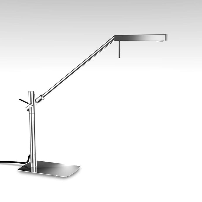 Mantra  M4958 Phuket Table Lamp 1 Light 7W LED 3000K, 600lm, Polished Chrome, 3yrs Warranty
