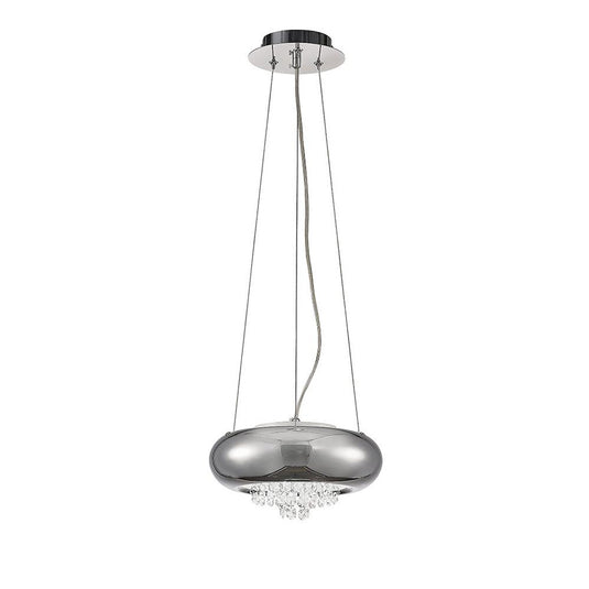 Diyas IL31561 Phyllis Small Pendant 2 Light G9 Polished Chrome/Crystal - 38409