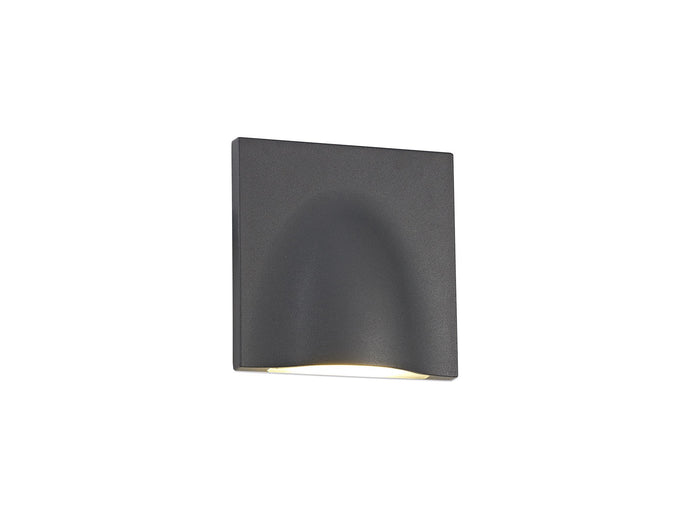 C-Lighting Picasso Wall Lamp, 1 x 6W LED, 3000K, 510lm, IP54, Anthracite, 3yrs Warranty - 28818