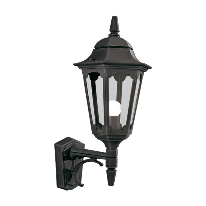 Elstead Lighting PR1-BLACK Parish 1 Light Up Wall Lantern