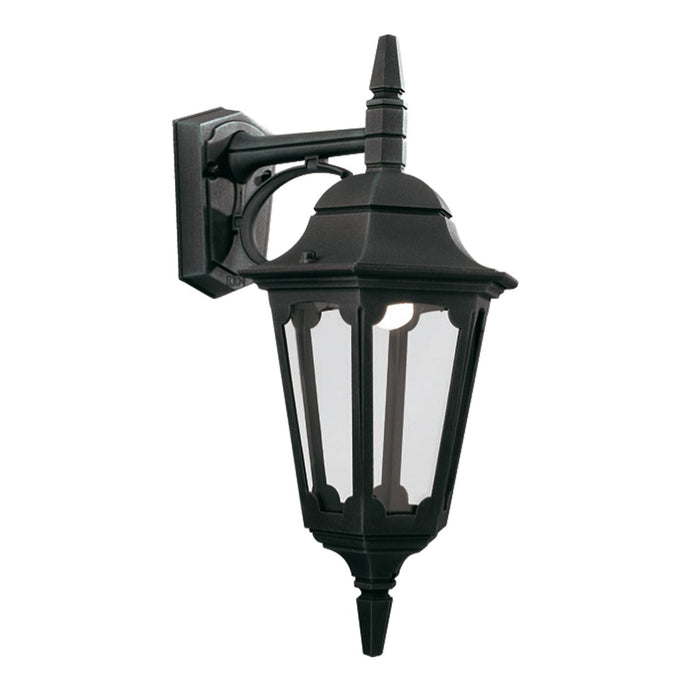 Elstead Lighting PR2-BLACK Parish 1 Light Down Wall Lantern