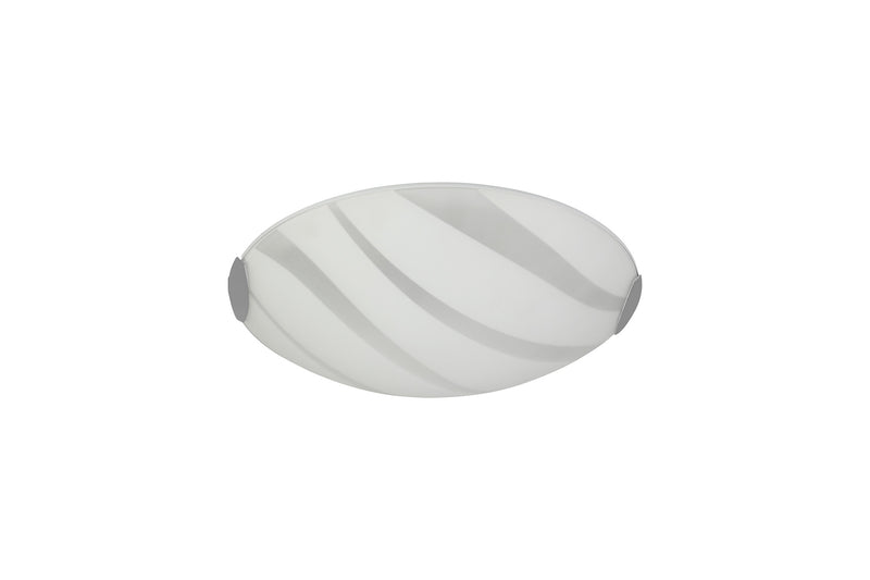 Load image into Gallery viewer, C-Lighting Procyon Ceiling 30cm, 1 x 12W LED, 3000K, 666lm, Polished Chrome/White, 3yrs Warranty - 29183
