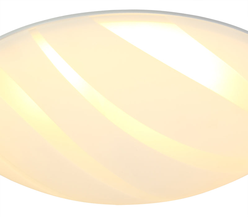 Load image into Gallery viewer, C-Lighting Procyon Ceiling 30cm, 1 x 12W LED, 3000K, 666lm, Polished Chrome/White, 3yrs Warranty - 29183
