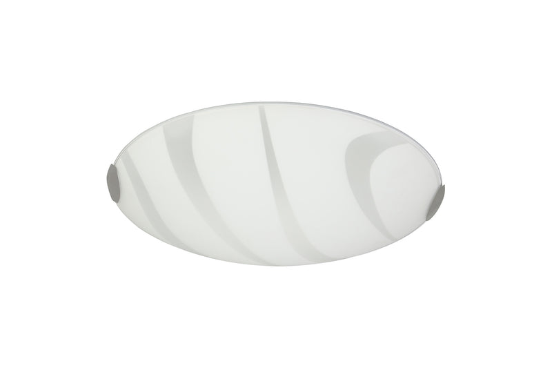Load image into Gallery viewer, C-Lighting Procyon Ceiling 40.5cm, 1 x 24W LED, 3000K, 1404lm, Polished Chrome/White, 3yrs Warranty - 29184

