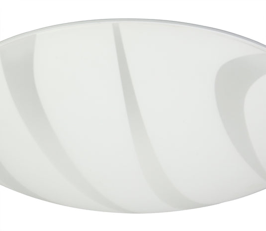 C-Lighting Procyon Ceiling 40.5cm, 1 x 24W LED, 3000K, 1404lm, Polished Chrome/White, 3yrs Warranty - 29184