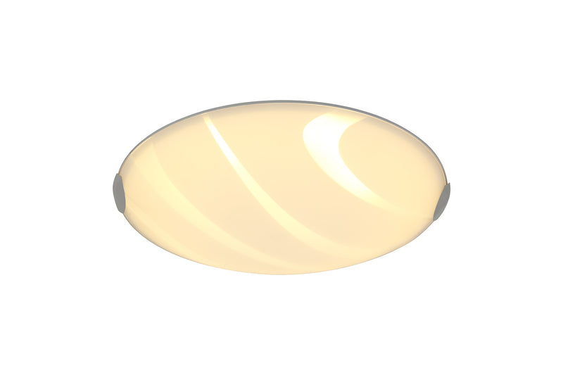 Load image into Gallery viewer, C-Lighting Procyon Ceiling 40.5cm, 1 x 24W LED, 3000K, 1404lm, Polished Chrome/White, 3yrs Warranty - 29184
