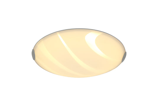 C-Lighting Procyon Ceiling 40.5cm, 1 x 24W LED, 3000K, 1404lm, Polished Chrome/White, 3yrs Warranty - 29184