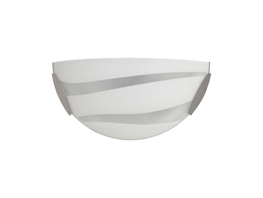 C-Lighting Procyon Wall Lamp, 1 x 12W LED, 3000K, 780lm, Polished Chrome/White, 3yrs Warranty - 29185