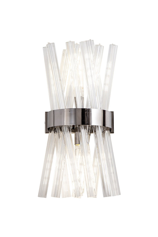 C-Lighting Puppies 2 Light E14, Wall Light E14, Polished Nickel / Clear Glass - 33259