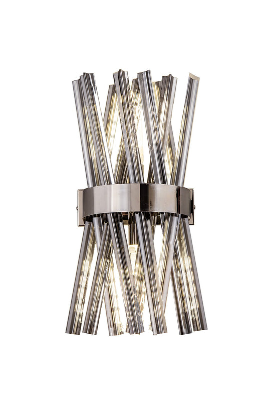 C-Lighting Puppies 2 Light E14, Wall Light E14, Polished Nickel / Smoke Glass - 33260