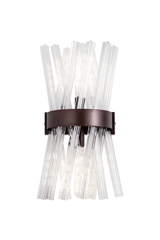 C-Lighting Puppies 2 Light E14, Wall Light E14, Brown Oxide / Clear Glass - 33262
