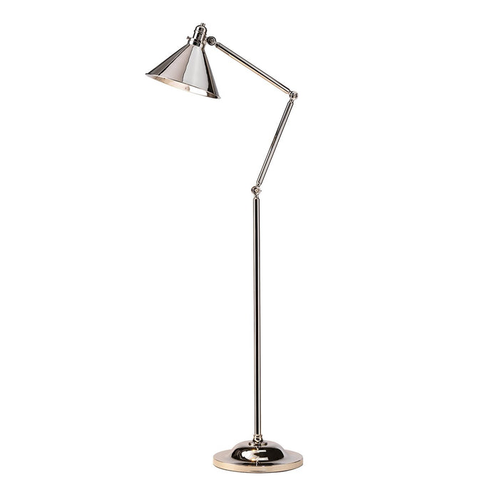 Elstead Lighting PV-FL-PN Provence 1 Light Floor Lamp - Polished Nickel