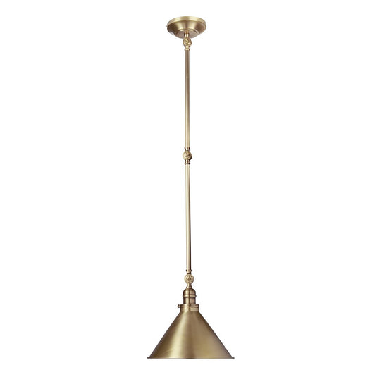 Elstead Lighting  PV-GWP-AB Provence 1 Light Wall Light/Pendant - Aged Brass